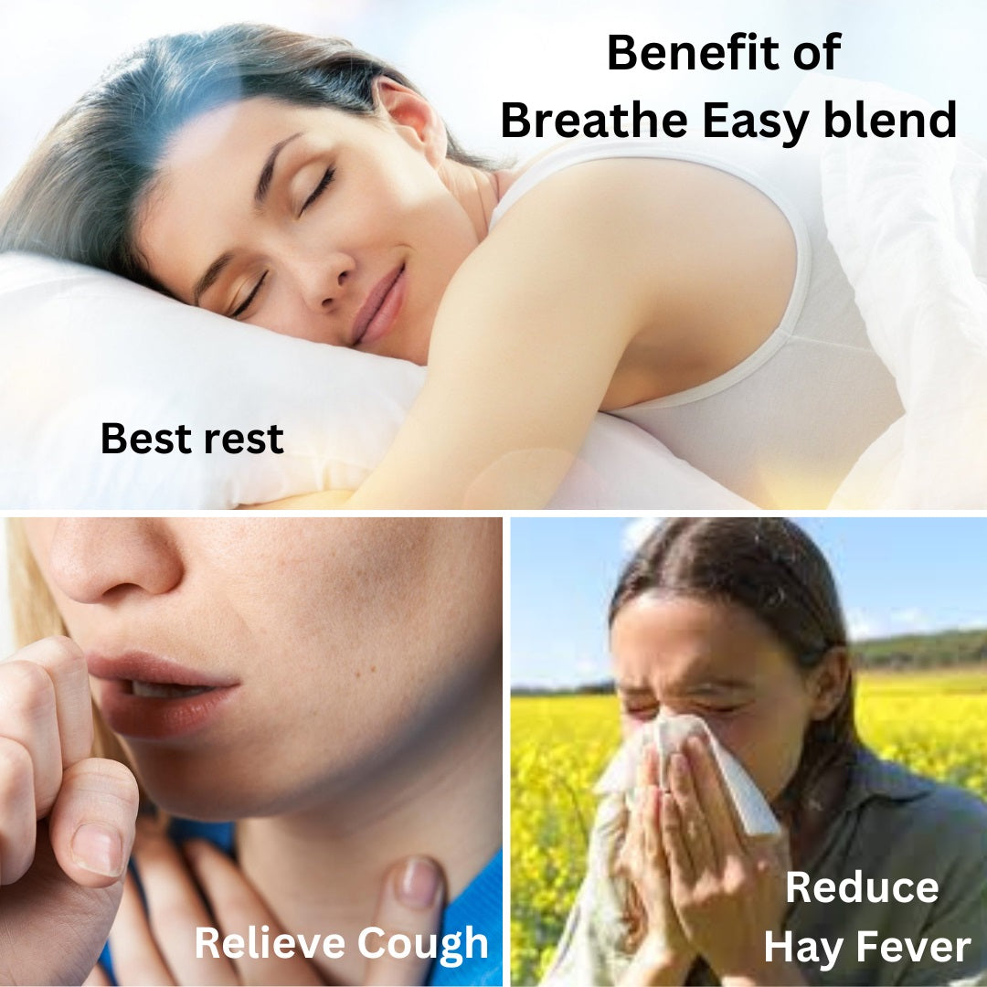 Breathe Easy Blend | Clear Blocked Nose | Hay Fever | Anti-Infectious | Pure Essential Oil-2