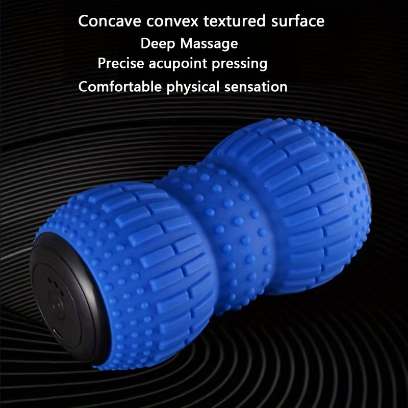 3-Speed USB Massage Ball for Myofascial Relaxation & Trigger Point Therapy(Blue)-2