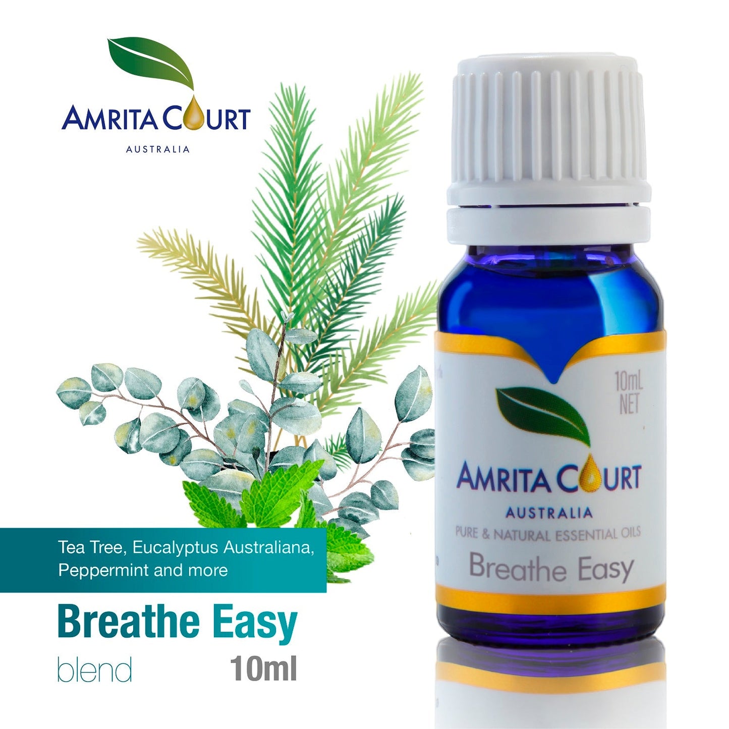 Breathe Easy Blend | Clear Blocked Nose | Hay Fever | Anti-Infectious | Pure Essential Oil-0