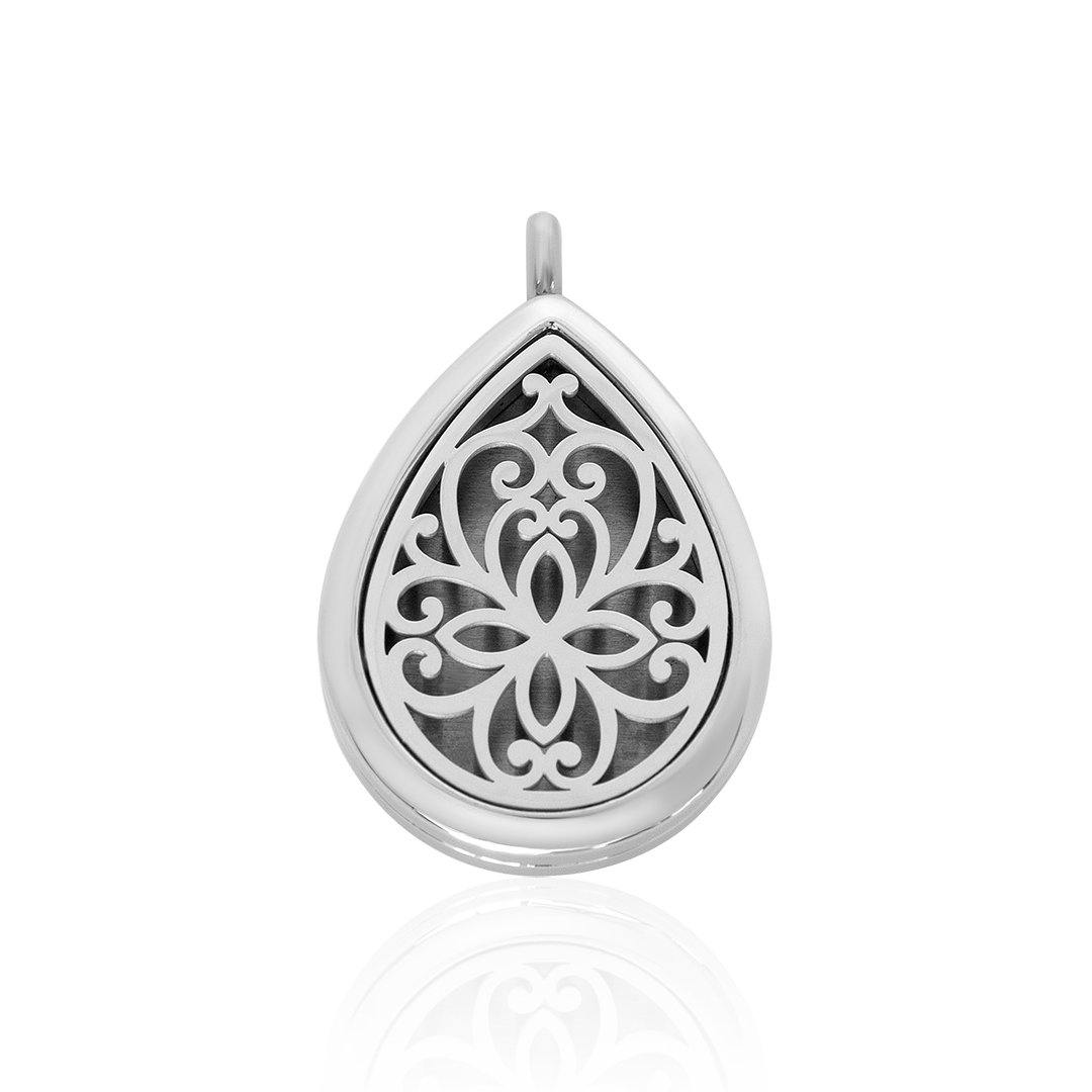 Teardrop Aromatherapy Necklace FEP025SR-0