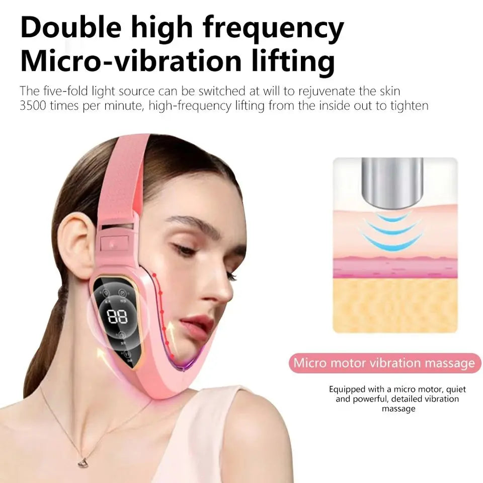 LED Photon Therapy Facial Lifting Massager-2