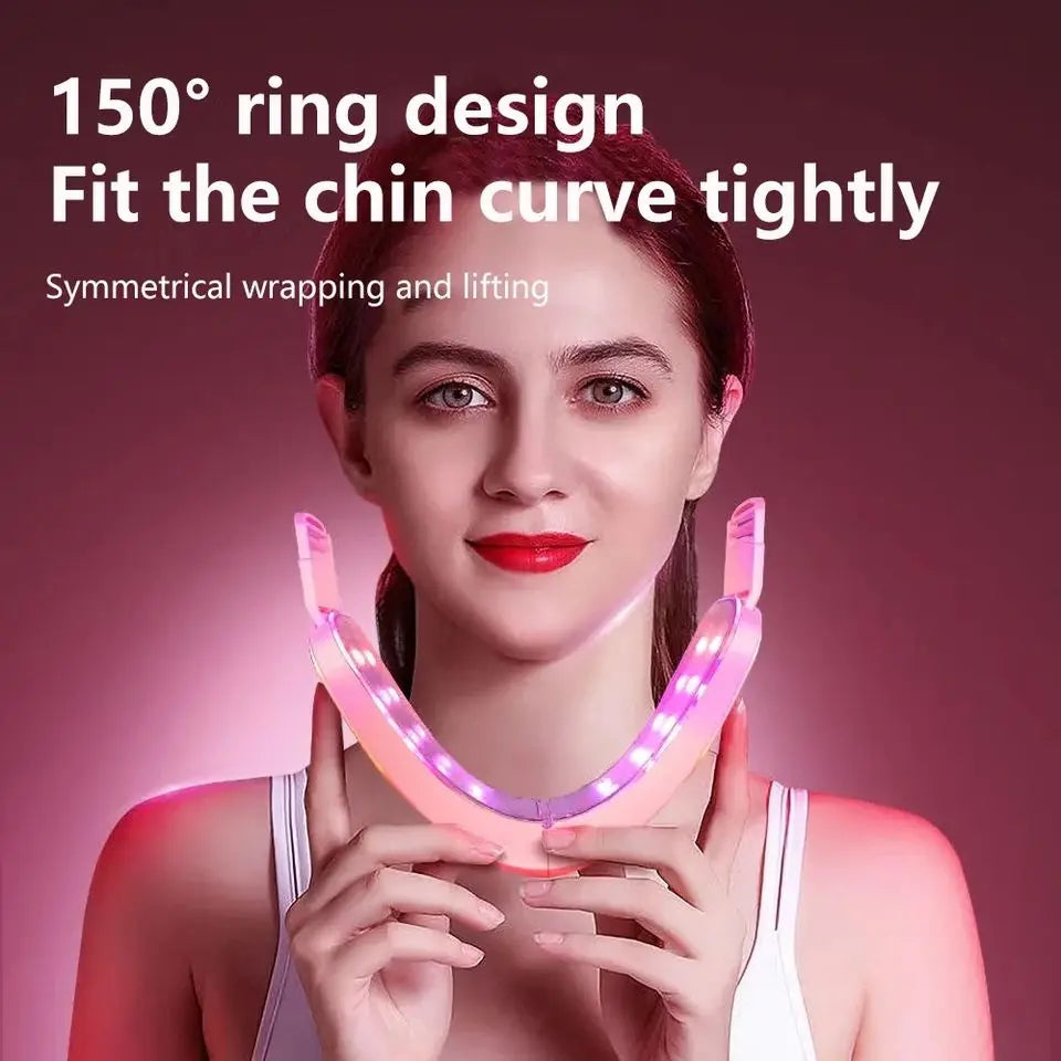 LED Photon Therapy Facial Lifting Massager-3