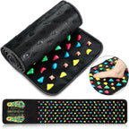 Acupressure Foot Massage Pad Reflexology Health Walk Mat Black-0