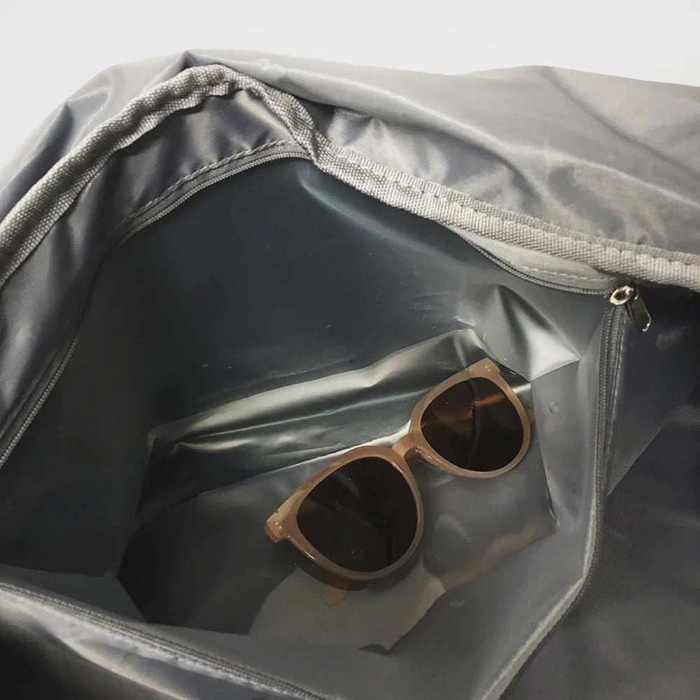 Waterproof Dry-Wet Separation Backpack Duffel Black-1