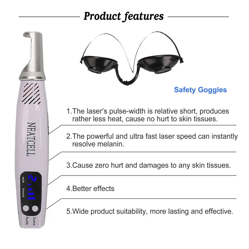 Neatcell Picosecond Laser Pen: Skin Care Beauty Device-3