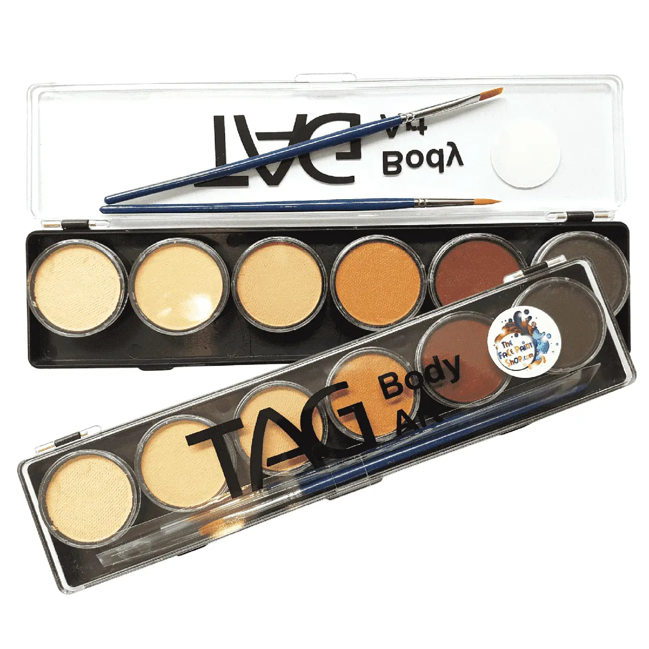 TAG Body Art Face Paint Palette - Skin Tone 6 x 10g-1