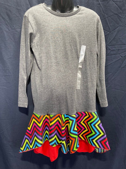 Size 7. Little Girls Fairy Dress. Organic Cotton .-0