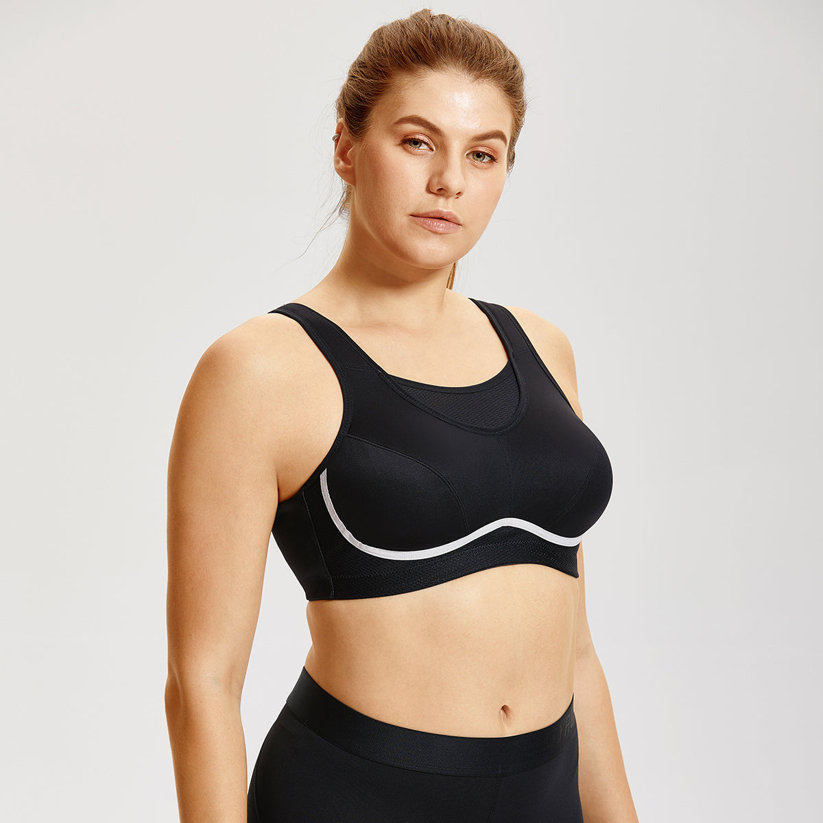 Max Comfort Lightweight Mesh Planel Full Cup Sports Bra-1
