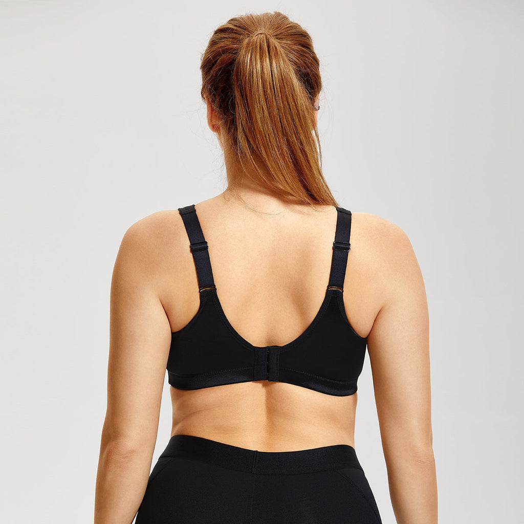 Max Comfort Lightweight Mesh Planel Full Cup Sports Bra-2
