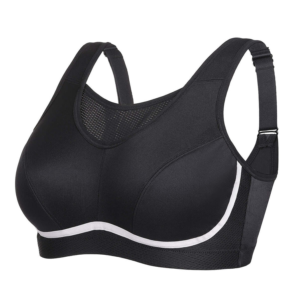 Max Comfort Lightweight Mesh Planel Full Cup Sports Bra-3