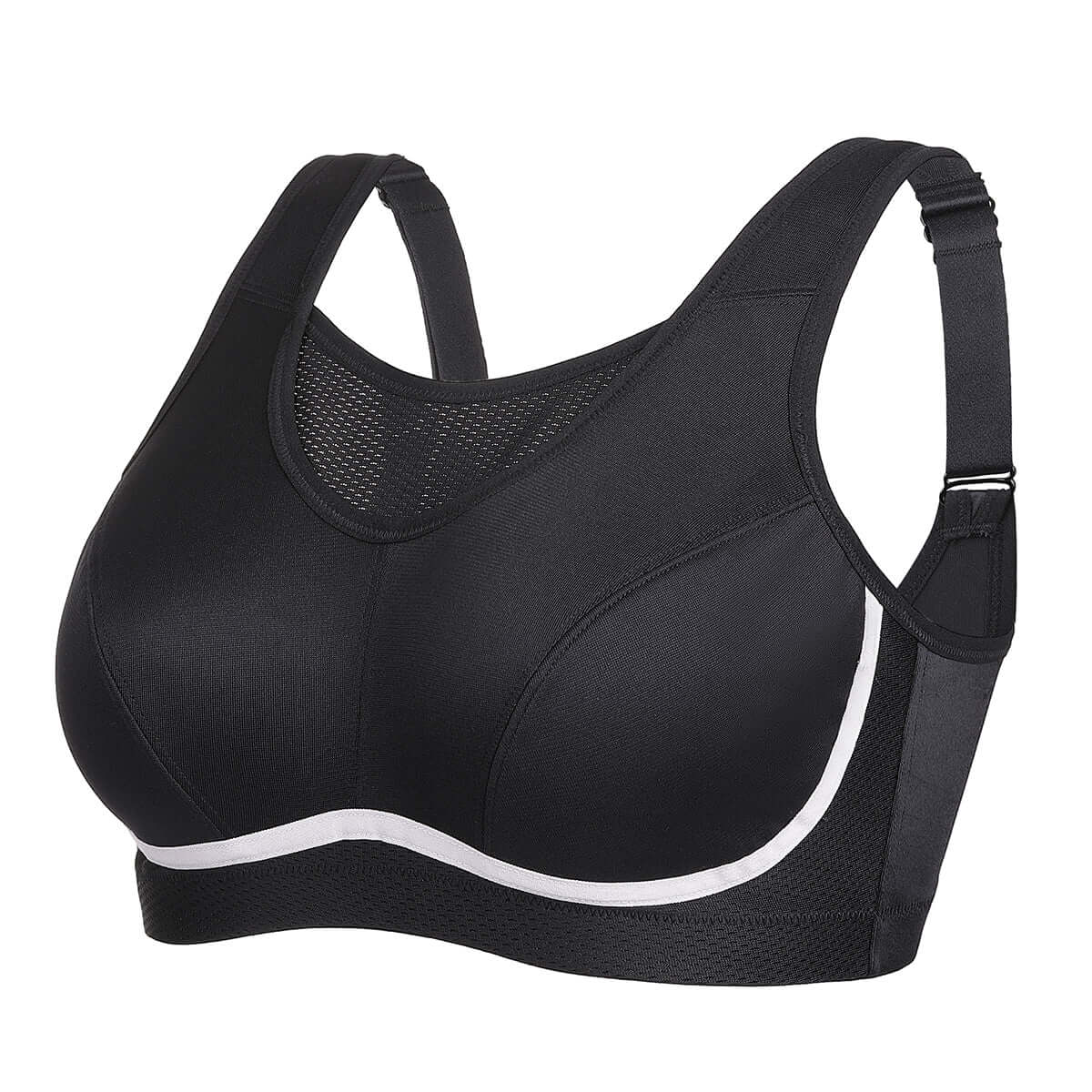 Max Comfort Lightweight Mesh Planel Full Cup Sports Bra-3