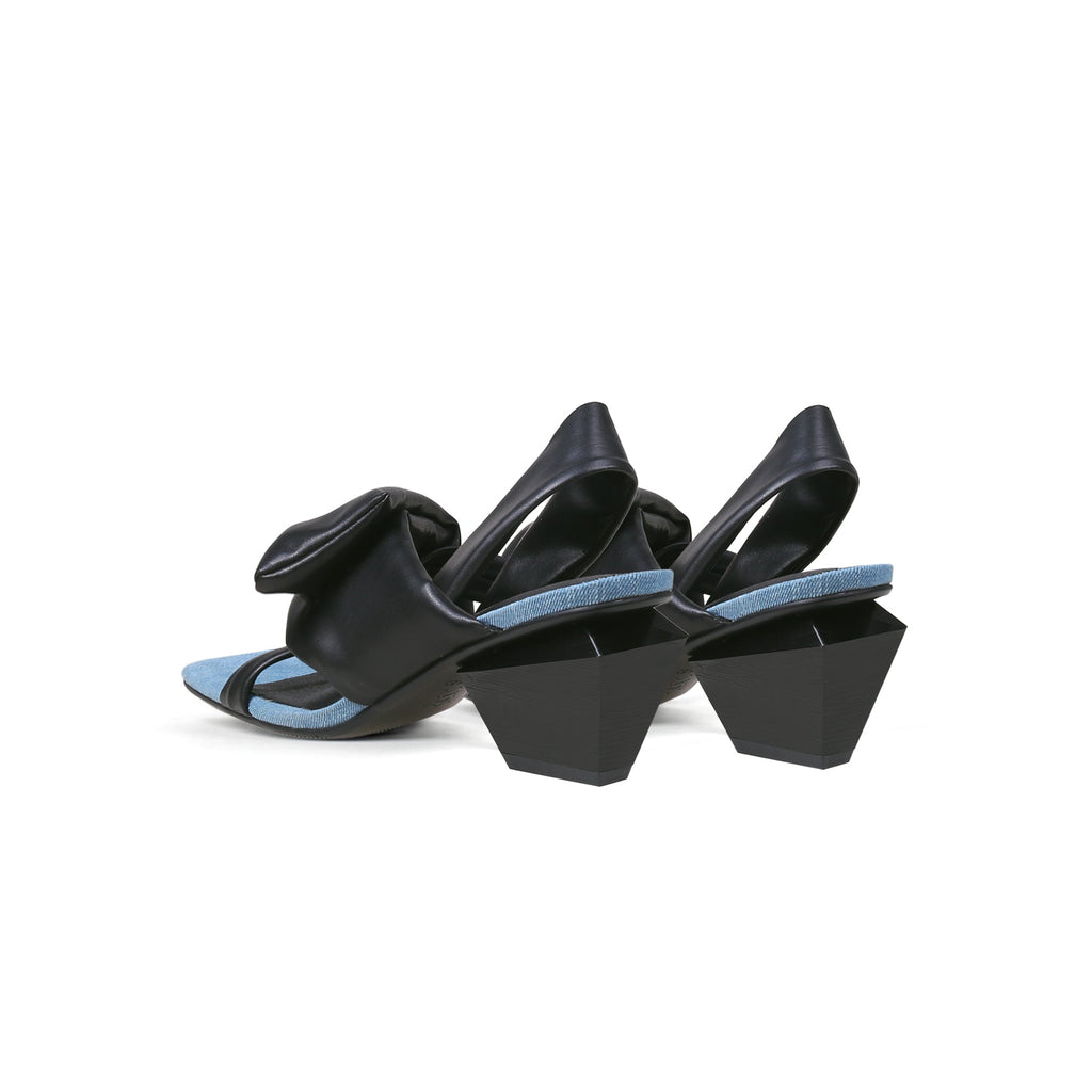 Padded Wrap Slingback Mules-4