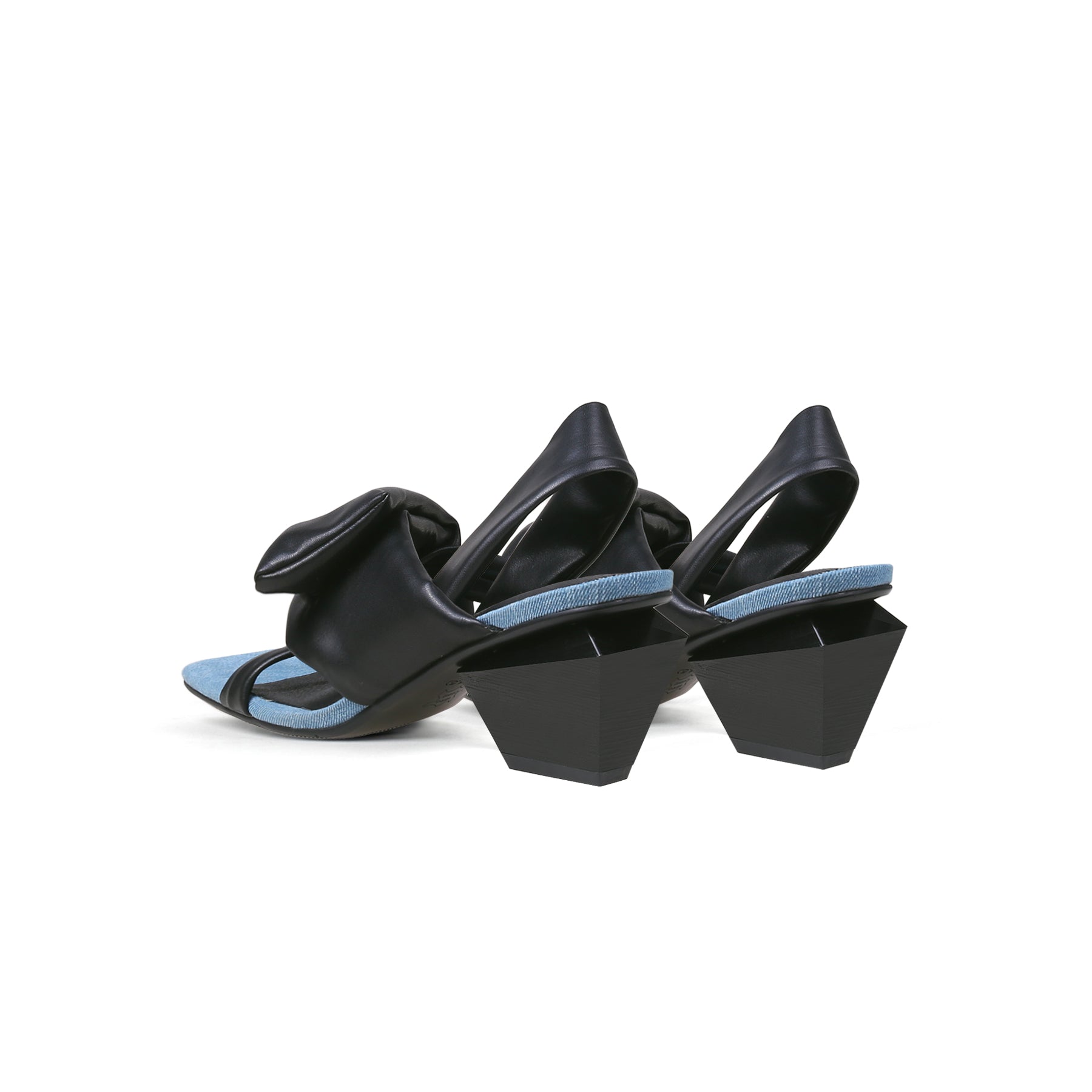 Padded Wrap Slingback Mules-4