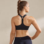 Power On Racerback High Impact Adjustable Padded Wireless Bra-1
