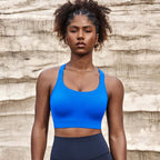 Power On Racerback High Impact Adjustable Padded Wireless Bra-4