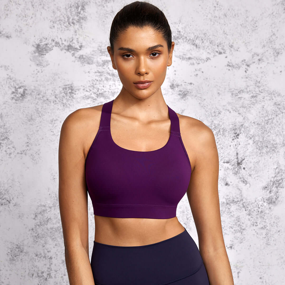 Power On Racerback High Impact Adjustable Padded Wireless Bra-7