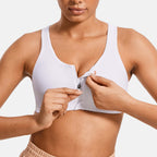 Power On Soft Padded High Impact Zip Front Active Bra-1
