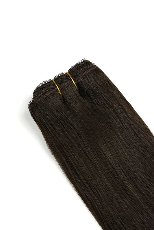 Weft Hair Extensions Brown #2-0